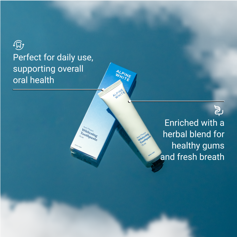 Whitening Toothpaste Anti-Plaque – valgendav hambapasta katu vastu, 75 ml