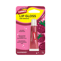 Lipgloss Shimmer Raspberry Vaarikamaitseline huuleläige, 10g 