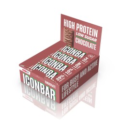 ICONBAR Double Chocolate Proteiinibatoon, 12*45g 
