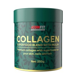 Collagen Superfood Blend With Inulin Karusmarja-sõstramaitselised kollageeni supertoidud inuliiniga, 250g 