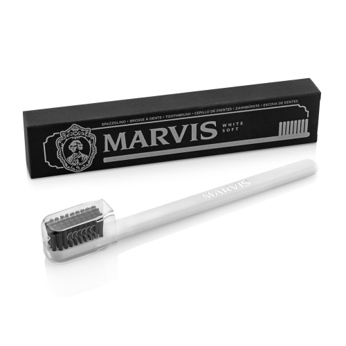 White Soft Toothbrush Hambahari (pehme), 1 tk