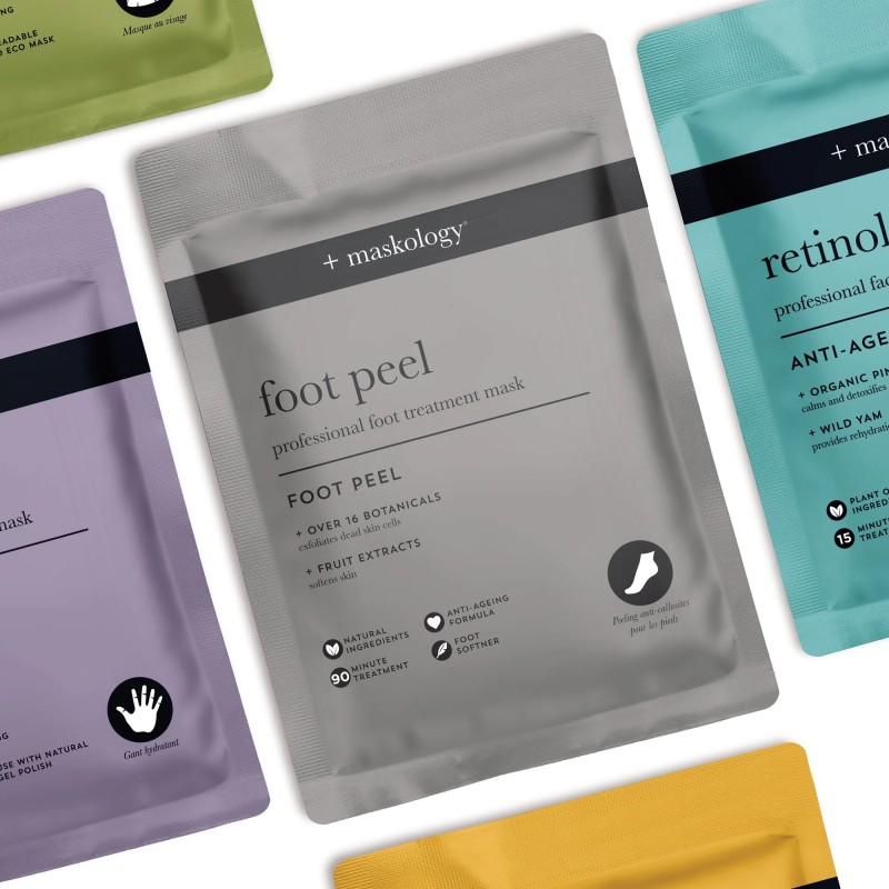 FOOT PEEL Professional Foot Treatment Jalgu kooriv mask–sokid, 1 paar