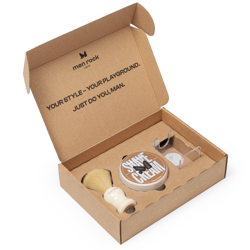 The Life Shaver Sandalwood Essential Shaving Kit Raseerimiskomplekt, 1 tk
