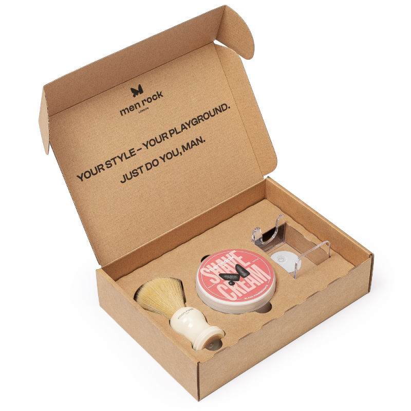 The Life Shaver Black Pomegranate Essential Shaving Kit Raseerimisvahendite komplekt, 1 tk
