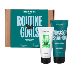 ROUTINE GOALS Basic Grooming Routine Kit Juuste- ja nahahooldustoodete komplekt meestele, 1tk 