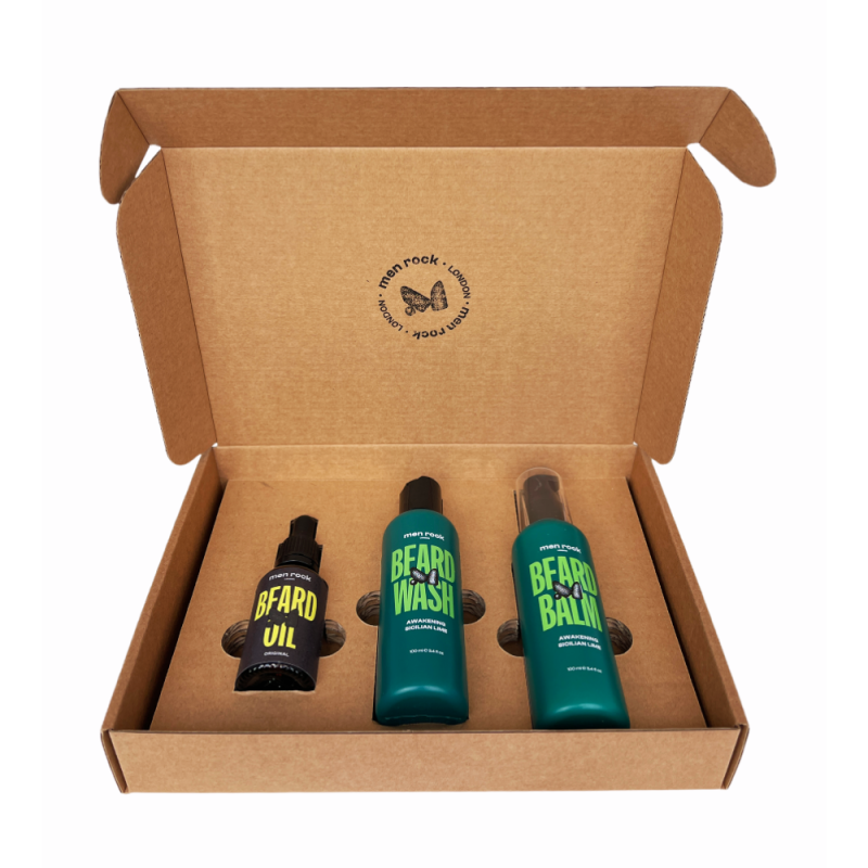 Beardy Beloved Awakening Sicilian Lime Beard Kit Habeme hoolduskomplekt, 1 tk