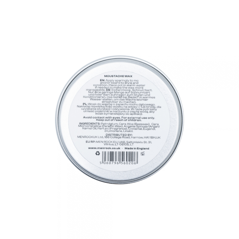 Oak Moss Moustache Wax Vuntsivaha, 25 ml