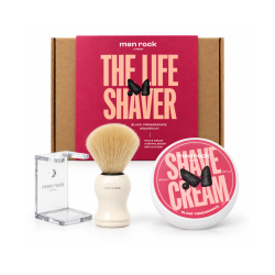 The Life Shaver Black Pomegranate Essential Shaving Kit Raseerimisvahendite komplekt, 1 tk 