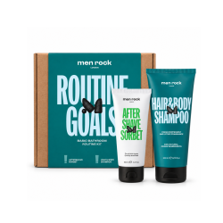 ROUTINE GOALS Basic Grooming Routine Kit Juuste- ja nahahooldustoodete komplekt meestele, 1tk 