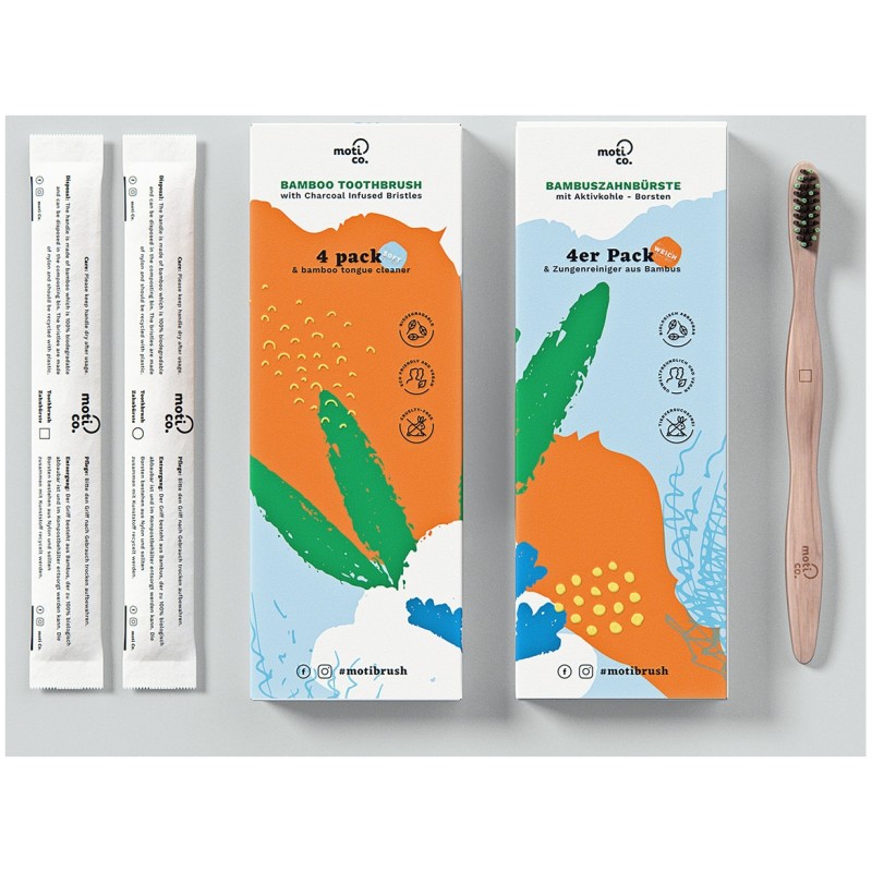 Bamboo Toothbrush Kit Bambusest suuhoolduskomplekt, 1 tk