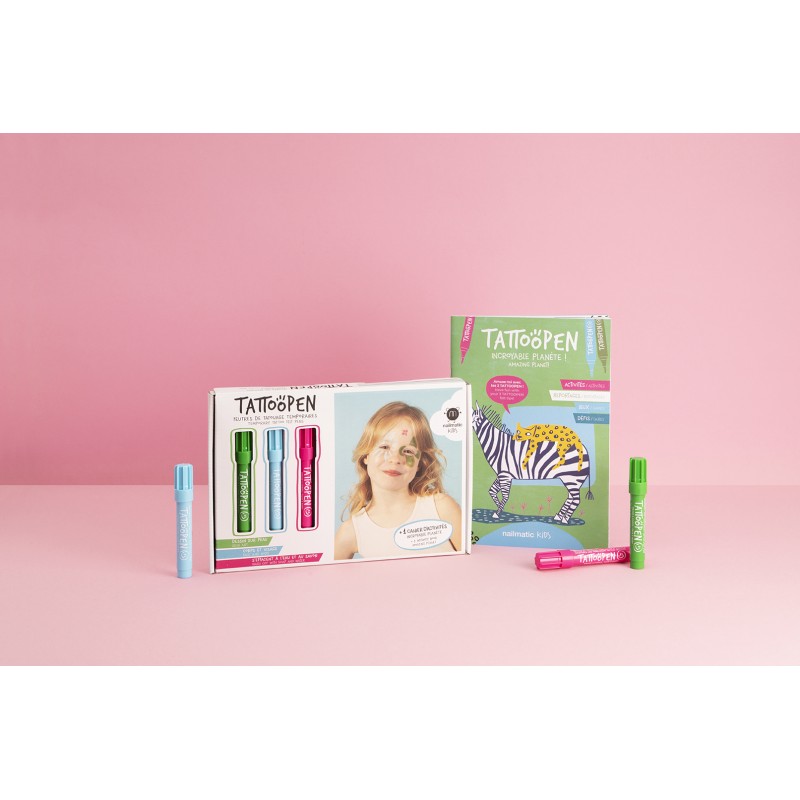 TATTOOPEN Amazing Planet Komplekt pestavaid markereid nahale joonistamiseks, 3x2,5 g