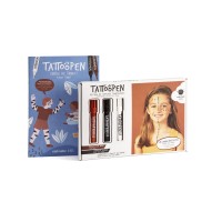 TATTOOPEN Funny Tribe Komplekt pestavaid markereid nahale joonistamiseks, 3x2,5 g 