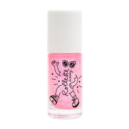 Glitter Body Gel Rollette Raspberry Glitteriga kehasära, 20 ml