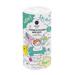 GREEN SALTS Foaming & Coloured Bath Salts Sädelev roheline vannisool, 250 g 