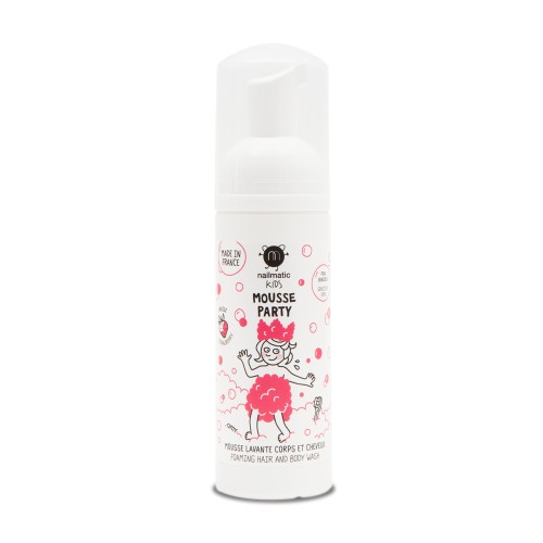 STRAWBERRY Mousse Party Foaming Hair & Body Wash Vahutav juuste- ja kehapesuvahend, 150 ml