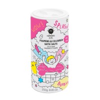 PINK SALTS Foaming & Coloured Bath Salts Sädelev roosa vannisool, 250 g 