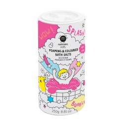 PINK SALTS Foaming & Coloured Bath Salts Sädelev roosa vannisool, 250 g 