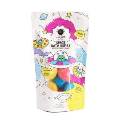 SPACE BATH BOMBS Vannipallide komplekt, 7x20 g 