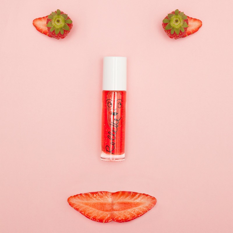 STRAWBERRY Rollette Lip Gloss Maasikamaitseline huuleläige, 6,5 ml
