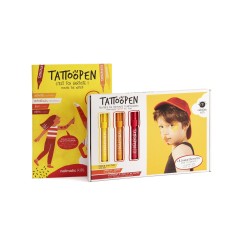 TATTOOPEN You're The Artist Komplekt pestavaid markereid nahale joonistamiseks, 3x2,5 g 