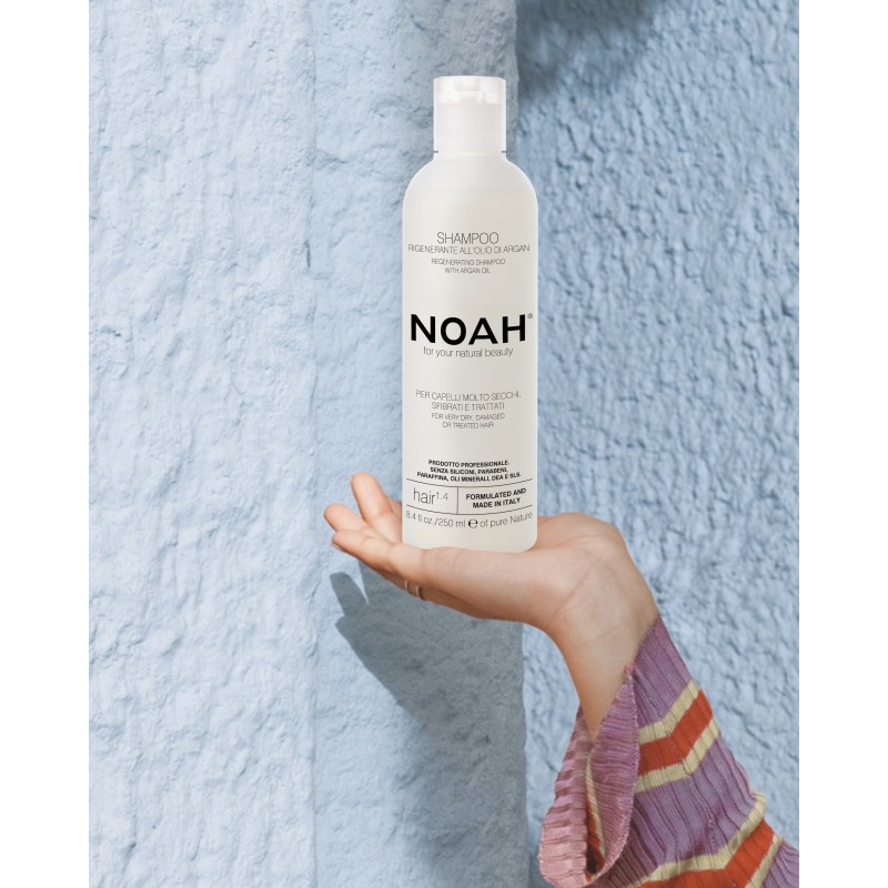 1.4. Regenerating Shampoo With Argan Oil Šampoon kuivadele ja keemiliselt kahjustatud juustele, 250 ml