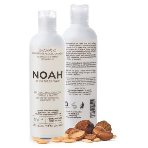 1.4. Regenerating Shampoo With Argan Oil Šampoon kuivadele ja keemiliselt kahjustatud juustele, 250 ml