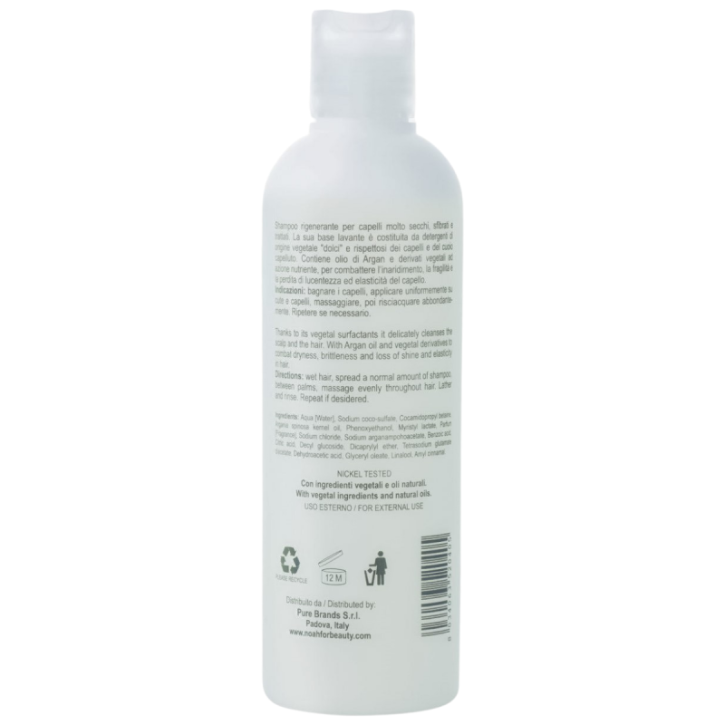 1.4. Regenerating Shampoo With Argan Oil Šampoon kuivadele ja keemiliselt kahjustatud juustele, 250 ml