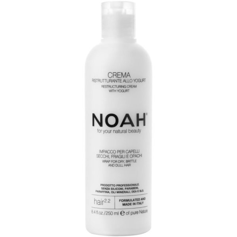 2.2. Restructuring Cream With Yogurt Taastav mask kuivadele ja kahjustatud juustele, 250 ml