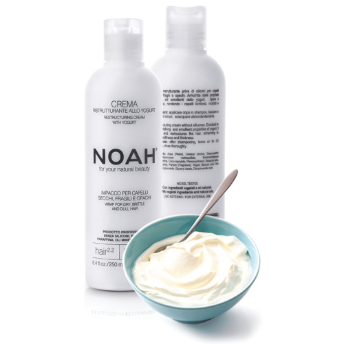 2.2. Restructuring Cream With Yogurt Taastav mask kuivadele ja kahjustatud juustele, 250 ml