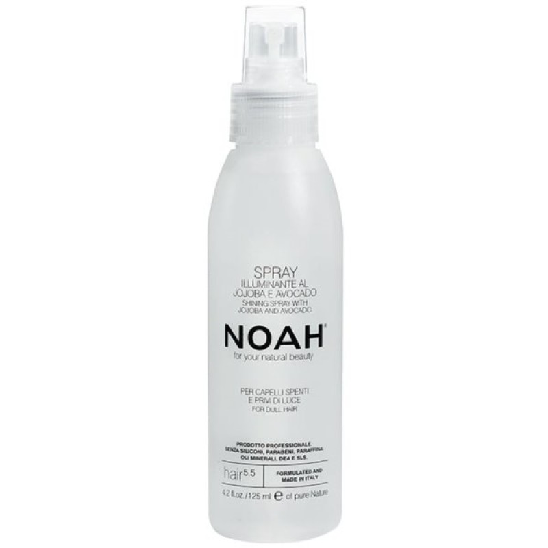 5.5. Shining Spray With Jojoba And Avocado Läikesprei juustele, 125 ml