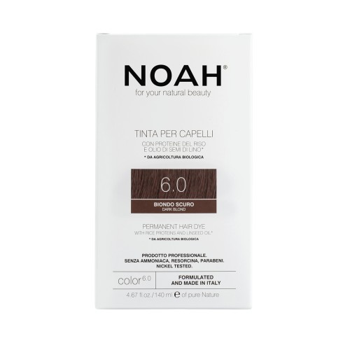 Permanent Hair Dye 6.0 Dark Blond Püsivärv juustele, 140 ml