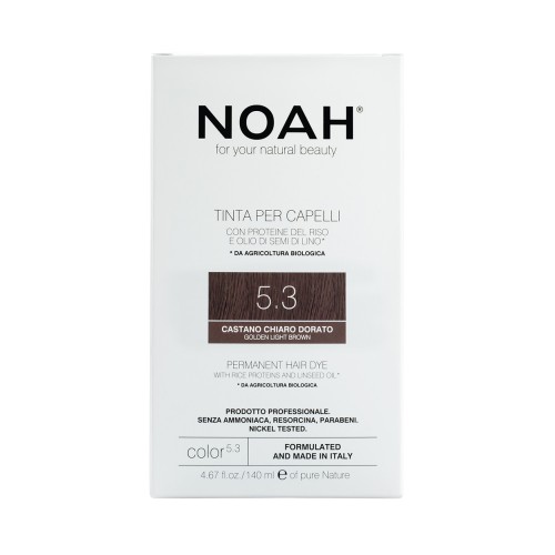 Permanent Hair Dye 5.3 Golden Light Brown Püsivärv juustele, 140 ml