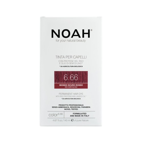 Permanent Hair Dye 6.66 Red Dark Blond Püsivärv juustele, 140 ml