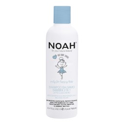 Kids 2in1 Shampoo & Conditioner Šampoon ja palsam piima ja suhkruga lastele, 250 ml 