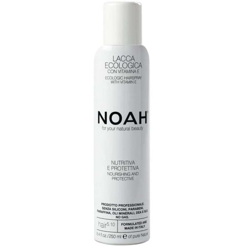 5.10. Ecological Hairspray With Vitamin E Toitev juukselakk argaaniaõli ja E-vitamiiniga, 250 ml