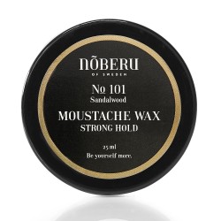 No 101 Moustache Wax Strong Hold Tugevalt fikseeriv vuntsivaha, 25 ml 