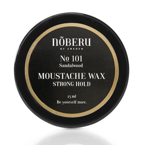 No 101 Moustache Wax Strong Hold Tugevalt fikseeriv vuntsivaha, 25 ml