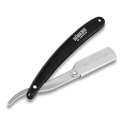 Shavette Razor Lihtne habemeajamispeegel nahast ümbrises, 1vnt 