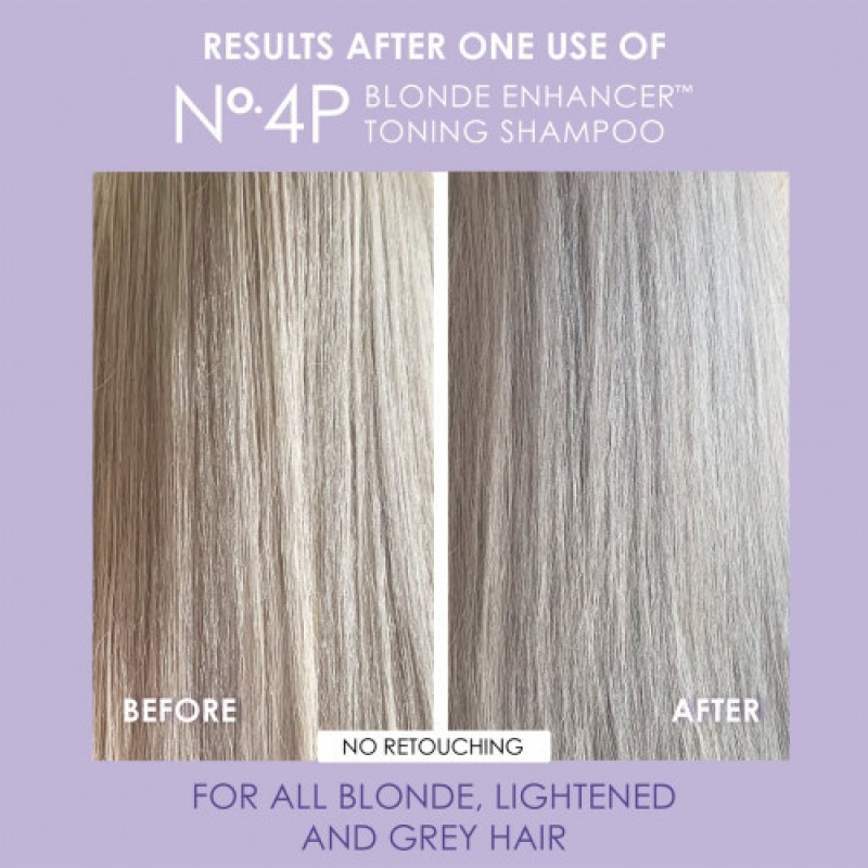 No 4P Blonde Enhancer Toning Shampoo Toniseeriv šampoon, 250ml