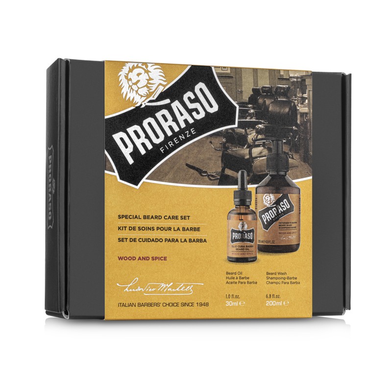 Duo Pack Wood & Spice Beard Oil & Shampoo Habeme hoolduskomplekt, 1 tk 