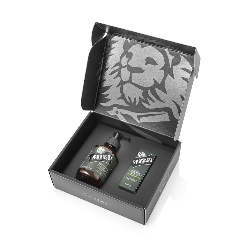 Duo Pack Cypress & Vetyver Beard Oil & Shampoo Habeme hoolduskomplekt, 1 tk 
