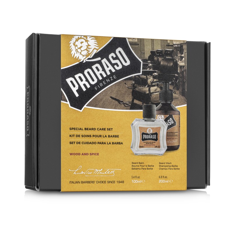 Duo Pack Wood & Spice Beard Balm & Shampoo Habeme hoolduskomplekt, 1 tk 