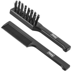 Moustache Brush & Beard Comb Set Vanaaegne vuntsiharja komplekt, 1 tk  