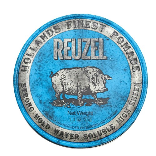 Blue Strong Hold High Sheen Pomade - Pumat juustele, 35 g
