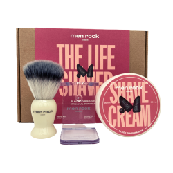 The Life Shaver Black Pomegranate Essential Shaving Kit Raseerimisvahendite komplekt, 1 tk