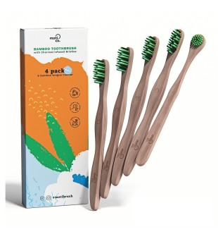 moti-co Bamboo Toothbrush Kit Bambusest suuhoolduskomplekt, 1 tk | inbeauty.ee