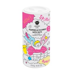 PINK SALTS Foaming & Coloured Bath Salts Sädelev roosa vannisool, 250 g