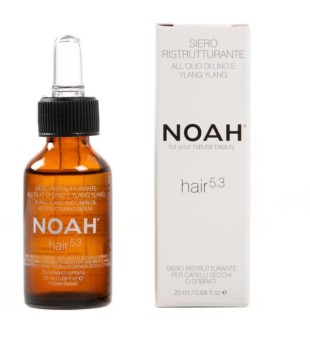 Noah 5.3. Ylang Ylang Restructuring Serum Seerum kuivadele ja kahjustatud juustele lõhenenud juukseotste vältimiseks, 20 ml | inbeauty.ee