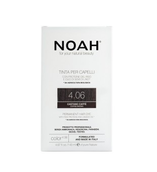 Noah Permanent Hair Dye 4.06 Coffee Brown Püsivärv juustele, 140 ml | inbeauty.ee