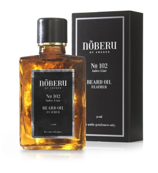 nõberu No 102 Beard Oil Feather Amber-Lime Kerge habemeõli, 30 ml | inbeauty.ee